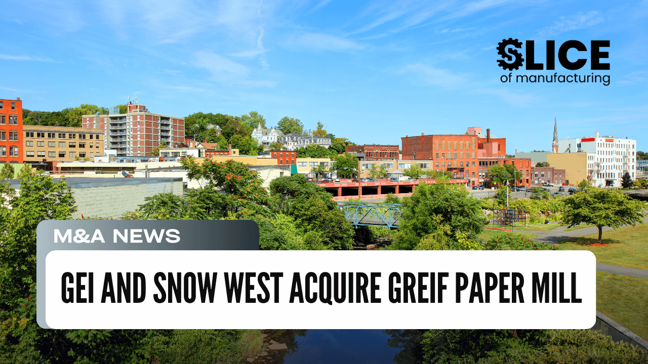 GEI and Snow West Acquire Greif Paper Mill