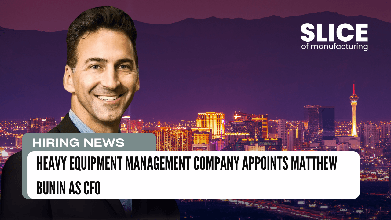 Heavy Equipment Management Company Appoints Matthew Bunin as CFO